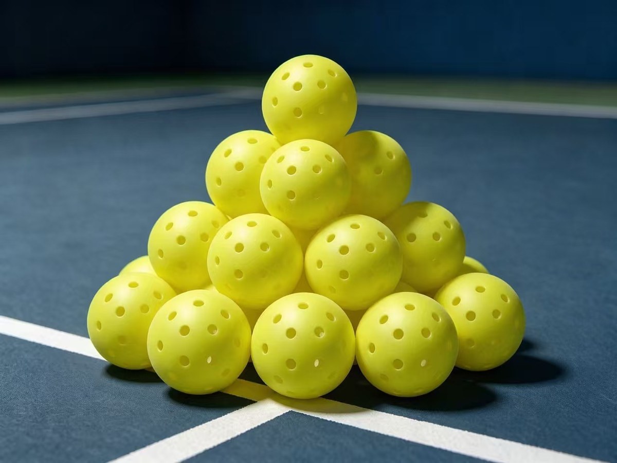 Bulk stacked pickleballs, custom logo wholesale from China factory