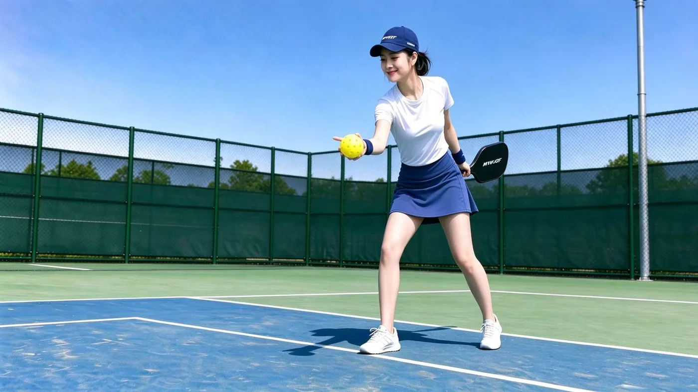 Scoring: Only the Serving Side Scores — pickleball rule illustration